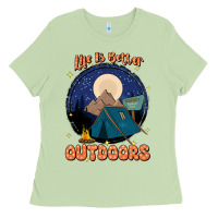 Matcha life is better outdoors Ladies Tee - JahusDesignShop