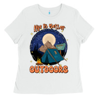 White life is better outdoors Ladies Tee - JahusDesignShop