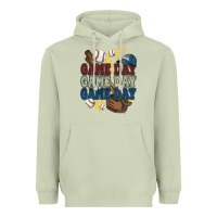 Matcha Game Day lightning bolt Baseball Heavyweight Hoodie - HowdyJamesFarm