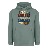 Sage Game Day lightning bolt Baseball Heavyweight Hoodie - HowdyJamesFarm