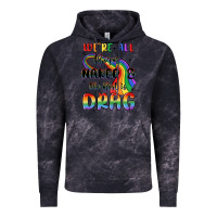 Cloud Black we're all born naked the rest is drag Vintage Hoodie - MaliasSmallBusiness