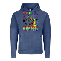 Vintage Denim we're all born naked the rest is drag Vintage Hoodie - MaliasSmallBusiness