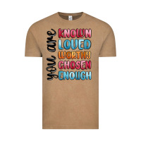 Vintage Coffee you are known loved worthy chosen enough Vintage Tee - MaliasSmallBusiness