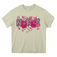 Mossy breast cancer nurse Heavy Core Tee - JahusDesignShop