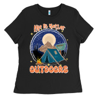 Black life is better outdoors Ladies Tee - JahusDesignShop