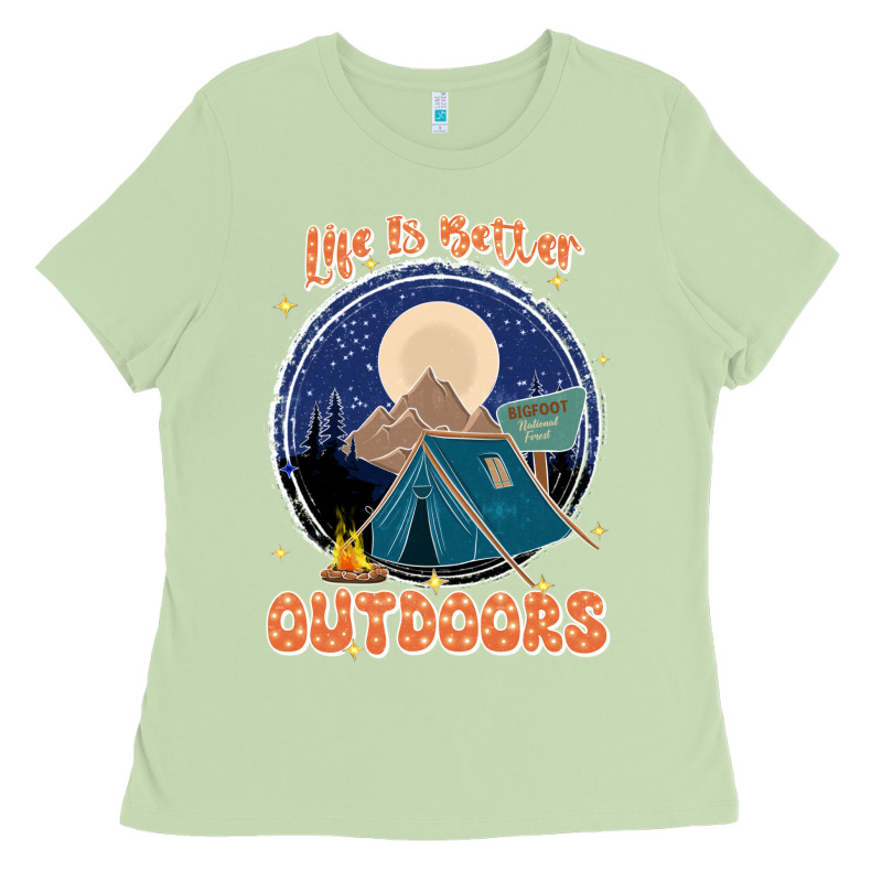 Life Is Better Outdoors Ladies Tee by JahusDesignShop | Teevron