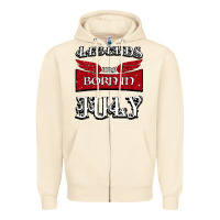 Sandshell Legends are born in July Zipper Hoodie - Bettercallsaul