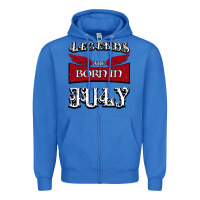 True Royal Legends are born in July Zipper Hoodie - Bettercallsaul
