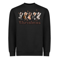Black howdy christmas Heavyweight Sweatshirt - MaliasSmallBusiness