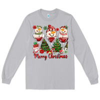 Moon Dust merry christmas wine and cocktails Long Sleeve Tee - MaliasSmallBusiness