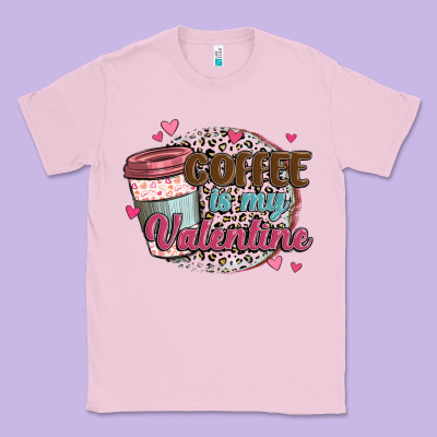 Coffee Is My Valentine Classic Tee Designed By Maliassmallbusiness