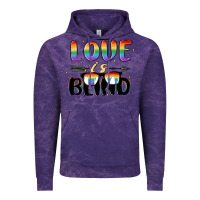 Cloud Purple love is blind Vintage Hoodie - MaliasSmallBusiness