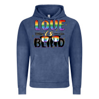 Vintage Denim love is blind Vintage Hoodie - MaliasSmallBusiness
