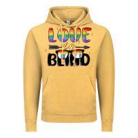 Vintage Mustard love is blind Vintage Hoodie - MaliasSmallBusiness