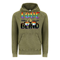 Vintage Olive love is blind Vintage Hoodie - MaliasSmallBusiness