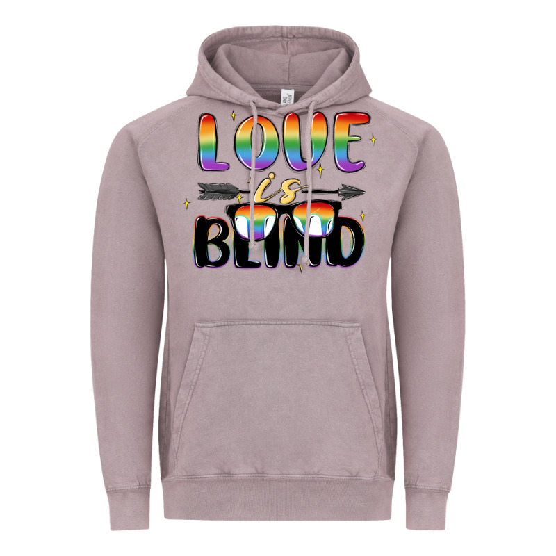 Love Is Blind Vintage Hoodie by MaliasSmallBusiness | Teevron