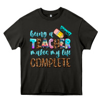 Asphalt being a teacher makes my life complate Heavy Core Tee - AdoDesignShop
