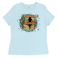 Baby Blue amarillo by morning Ladies Tee - JahusDesignShop