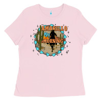 Bubblegum Pink amarillo by morning Ladies Tee - JahusDesignShop