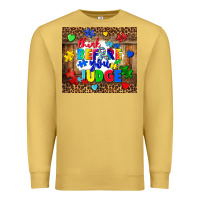 Antique Gold think before you judge Premium Sweatshirt - CowGirlArtShop