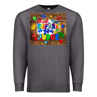 Charcoal Heather think before you judge Premium Sweatshirt - CowGirlArtShop