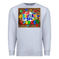 Heather Grey think before you judge Premium Sweatshirt - CowGirlArtShop