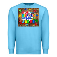 Ocean Blue think before you judge Premium Sweatshirt - CowGirlArtShop