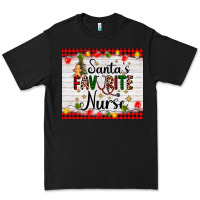 Black santa's favorite nurse Premium Tee - AdoDesignShop