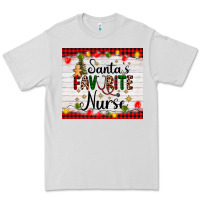 Dove Grey santa's favorite nurse Premium Tee - AdoDesignShop