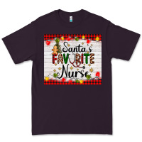 Plum santa's favorite nurse Premium Tee - AdoDesignShop