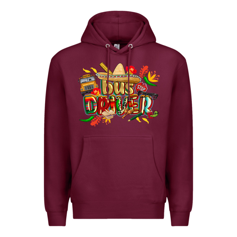 Cinco De Mayo Bus Driver Premium Hoodie by CowGirlArtShop | Teevron