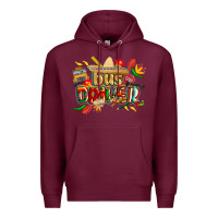 Burgundy cinco de mayo bus driver Premium Hoodie - CowGirlArtShop