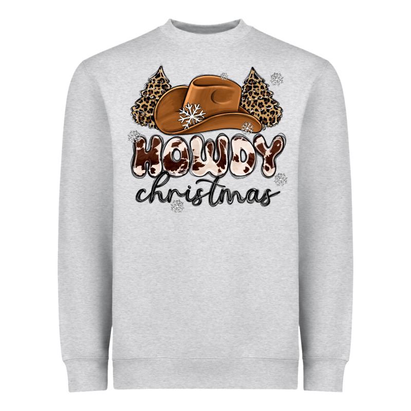 Howdy Christmas Heavyweight Sweatshirt by MaliasSmallBusiness | Teevron