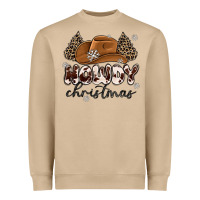 Mushroom howdy christmas Heavyweight Sweatshirt - MaliasSmallBusiness
