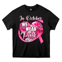 Black in october we wear pink heart Heavy Core Tee - JahusDesignShop