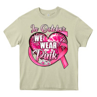 Mossy in october we wear pink heart Heavy Core Tee - JahusDesignShop