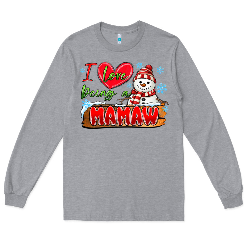 I Love Being A Mamaw Long Sleeve Tee by MaliasSmallBusiness | Teevron