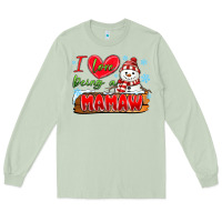 Matcha i love being a mamaw Long Sleeve Tee - MaliasSmallBusiness