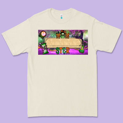 Custom Name Momster License Plate Template Premium Tee Designed By Bundleandbundleshop