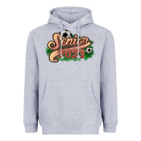 Heather Grey Senior 2023 Soccer Heavyweight Hoodie - HowdyJamesFarm