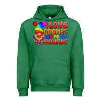 Emerald Love Gnomes No Bounds Urban Hoodie - BundleAndBundleShop