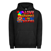 Pigment Black Love Gnomes No Bounds Urban Hoodie - BundleAndBundleShop