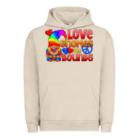 Pigment French Oak Love Gnomes No Bounds Urban Hoodie - BundleAndBundleShop