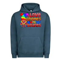 Pigment Midnight Navy Love Gnomes No Bounds Urban Hoodie - BundleAndBundleShop