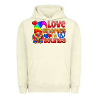Pigment Pistachio Love Gnomes No Bounds Urban Hoodie - BundleAndBundleShop