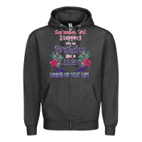 Charcoal Heather Womens September Girl Stepping Into My Birthday Zipper Hoodie - Bettercallsaul