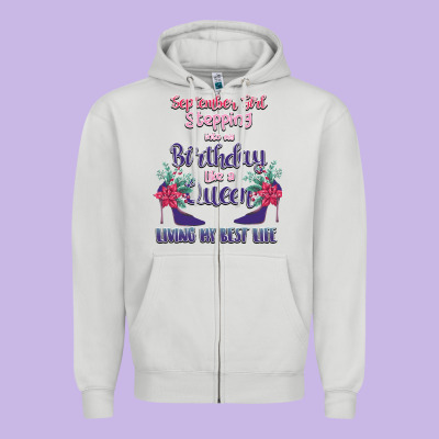 Womens September Girl Stepping Into My Birthday Zipper Hoodie Designed By Bettercallsaul
