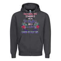 Smoke Womens September Girl Stepping Into My Birthday Zipper Hoodie - Bettercallsaul