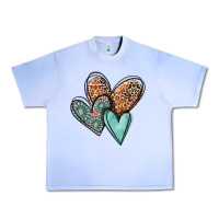 Grape Ice western love hearts Urban Heavy Tee - MaliasSmallBusiness