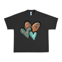 Pigment Black western love hearts Urban Heavy Tee - MaliasSmallBusiness